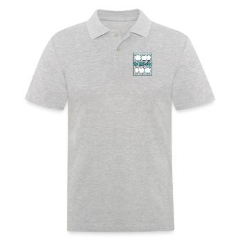 Tap That Cap Dental Laboratory Dental Laboratory Dental Technician - Men's Polo Shirt - heather grey - Front - Kai (181cm)