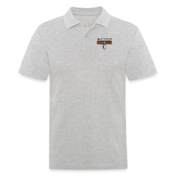 Climbing Mode On Sportklettern Speedklettern - Männer Poloshirt - Grau meliert - Vorne - Kai (181cm)