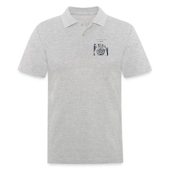 Lemonade Chinese Hanzi Lemonade Lemonade - Men's Polo Shirt - heather grey - Front - Kai (181cm)