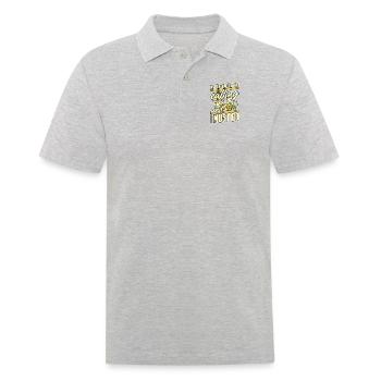 My Lemonade Stand Is Calling Limonadenboss - Men's Polo Shirt - heather grey - Front - Kai (181cm)