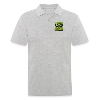 I Like Aliens Ufo Conspiracy Außerirdischer Alien - Men's Polo Shirt - heather grey - Front - Kai (181cm)