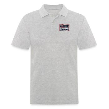 Hacker Loading Phishing Sniffer Social - Männer Poloshirt - Grau meliert - Vorne - Kai (181cm)