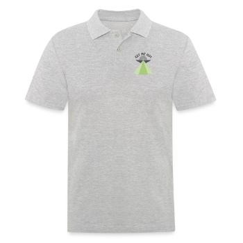 Get Me Out Außerirdischer Ufo Conspiracy Alien - Polo Homme - gris chiné - Devant - Kai (181cm)