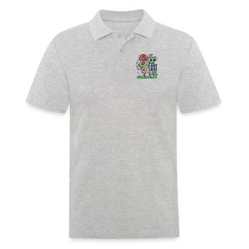 A perdu un jour à cause d’un codeur de points-virgules égaré - Polo Homme - gris chiné - Devant - Kai (181cm)
