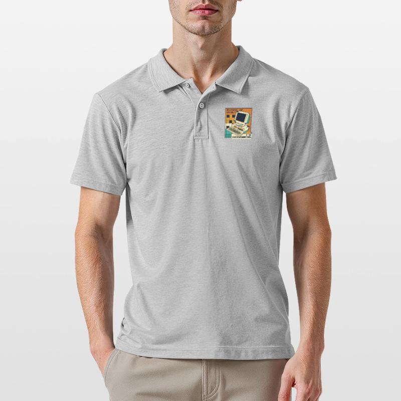 Please Be Quiet Software Engineer Developer Men's Polo Shirt