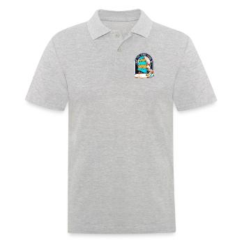 May The Wind Guide me Surfer Water Sports - Men's Polo Shirt - heather grey - Front - Kai (181cm)