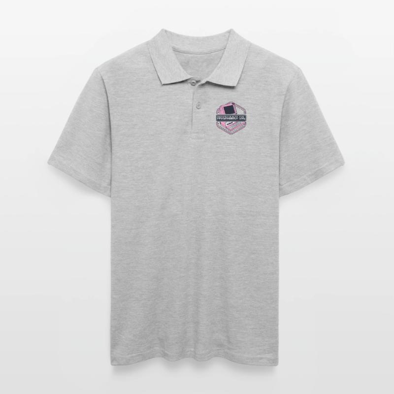 Programmer Girl Software Engineer Developer Men's Polo Shirt