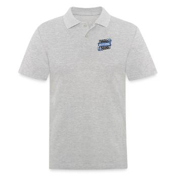 Whale Watching Squad Blue Beluga Cetacea Whale - Men's Polo Shirt - heather grey - Front - Kai (181cm)