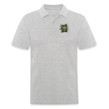 Rien n’a aussi bon goût qu’être végétalien se sent végétalien - Polo Homme - gris chiné - Devant - Kai (181cm)
