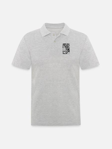 Indre Tiger King Tiger Wildcat Sibirisk - Herre poloshirt - grå meleret