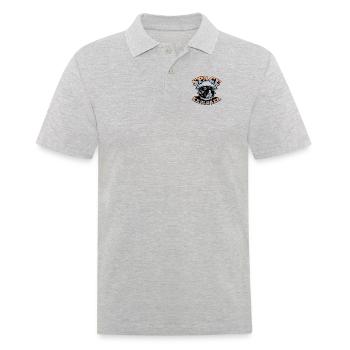 Space Explorer Kosmonaut Raumschiff Taikonaut - Männer Poloshirt - Grau meliert - Vorne - Kai (181cm)