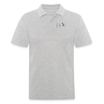 Michelangelo Creation of Adam Conspiracy Ufo Alien - Men's Polo Shirt - heather grey - Front - Kai (181cm)