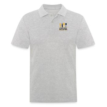 Choisissez votre arme Confiseur Hobby Boulangerie Boulangerie - Polo Homme - gris chiné - Devant - Kai (181cm)