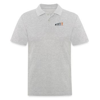 Carpenter Evolution Schreiner Holzmechaniker - Männer Poloshirt - Grau meliert - Vorne - Kai (181cm)