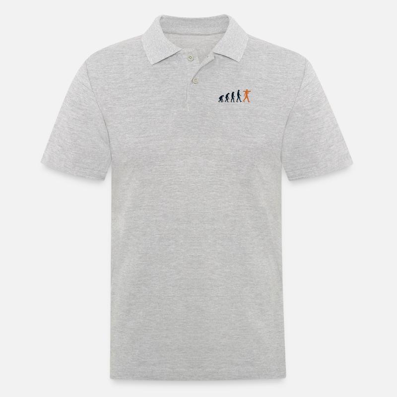 Carpenter Evolution Carpenter Wood Mechanic - Men's Polo Shirt - heather grey