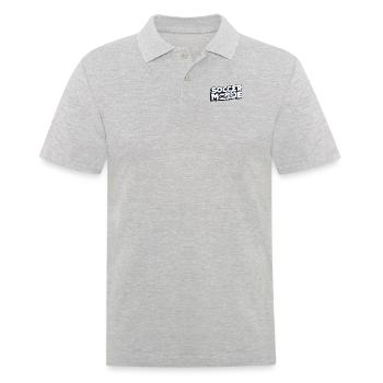 Soccer Mode On Fußballspieler Fußballprofi - Männer Poloshirt - Grau meliert - Vorne - Kai (181cm)