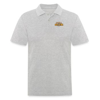 Still Broke Blockchain Crypto Kryptowährung - Männer Poloshirt - Grau meliert - Vorne - Kai (181cm)