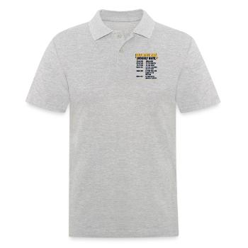 Électricien Tarif horaire Électronicien Électricien - Polo Homme - gris chiné - Devant - Kai (181cm)