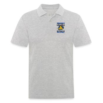 I Coach Girls Volleyball Volleyballspieler - Männer Poloshirt - Grau meliert - Vorne - Kai (181cm)