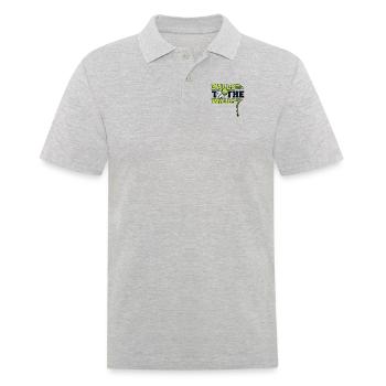 Balls To The Walls Paddleball Paddle Tennis Padel - Men's Polo Shirt - heather grey - Front - Kai (181cm)