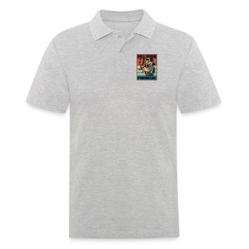 Retro Fill Your Pinholes Car Spray Automotive Car - Men's Polo Shirt - heather grey - Front - Kai (181cm)