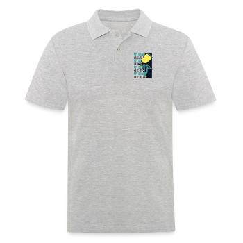 Mon objectif Pas de trous d’épingle Véhicule Voiture Spray Automobile - Polo Homme - gris chiné - Devant - Kai (181cm)