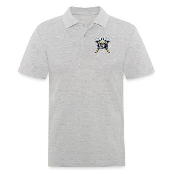 Angst vor dem Vorschlaghammer Home Wrecker Experts House - Männer Poloshirt - Grau meliert - Vorne - Kai (181cm)