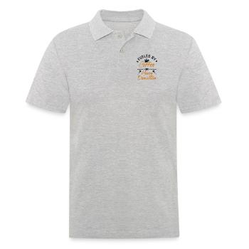 Alimenté par le café et la maison Démolition de la maison - Polo Homme - gris chiné - Devant - Kai (181cm)