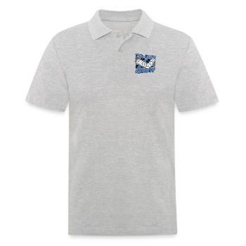 I Blame Gravity Broken Bone Broken Finger Bone - Men's Polo Shirt - heather grey - Front - Kai (181cm)