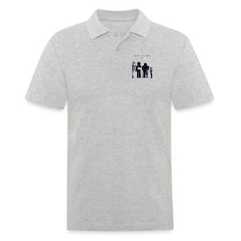 Bone Fractures Chinese Hanzi Broken Bone Bone - Men's Polo Shirt - heather grey - Front - Kai (181cm)