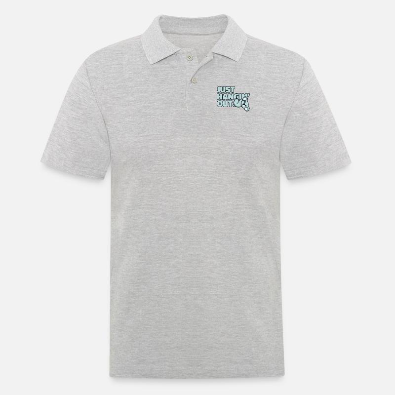 Koalabär Eukalyptus-Liebhaber Koala - Männer Poloshirt - Grau meliert