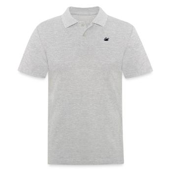 Cruising Ship Logo Emblem Cruise Ship Cruise - Men's Polo Shirt - heather grey - Front - Kai (181cm)