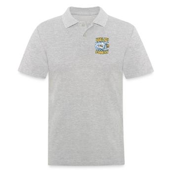 I'm Trapped On A Ship With My Family Cruise - Men's Polo Shirt - heather grey - Front - Kai (181cm)