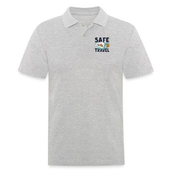 Voyage en toute sécurité Croisière en bateau Croisière avec équipage - Polo Homme - gris chiné - Devant - Kai (181cm)