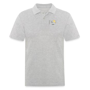 Michel-Ange Création d’Adam Gouda Maker Queso - Polo Homme - gris chiné - Devant - Kai (181cm)