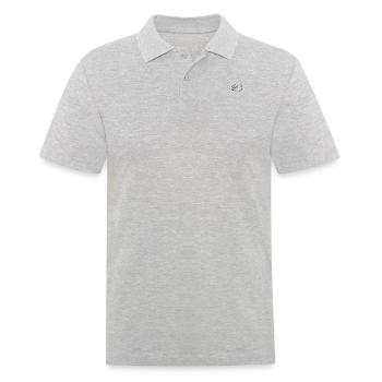 Gouda Logo Emblem Cheesemonger Maker Queso Gouda - Men's Polo Shirt - heather grey - Front - Kai (181cm)
