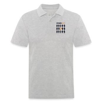 Stand Out Trucker Legends Truckie Lover Truck - Men's Polo Shirt - heather grey - Front - Kai (181cm)