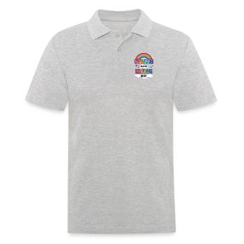 La dyslexie rend la lecture nuf dyslexie apraxie - Polo Homme - gris chiné - Devant - Kai (181cm)