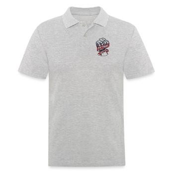 épingle il y a fait que les techniques d’exercice bras - Polo Homme - gris chiné - Devant - Kai (181cm)