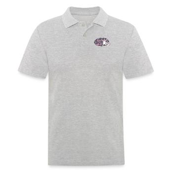 Gecko fou Lady lézard Gekkota léopard à crête - Polo Homme - gris chiné - Devant - Kai (181cm)