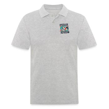Capoeira Squad Ginga Capoeirista Tanz - Männer Poloshirt - Grau meliert - Vorne - Kai (181cm)