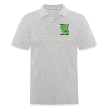 Impress Me Panthère humaine voilée Chamaeleonidae - Polo Homme - gris chiné - Devant - Kai (181cm)