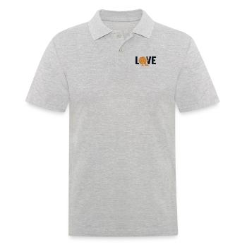 Bingo Love Professional Caller Daubers Bingo - Polo Homme - gris chiné - Devant - Kai (181cm)