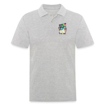 Bingo Is My Thingo Caller Daubers Professional - Men's Polo Shirt - heather grey - Front - Kai (181cm)