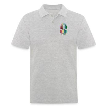 Alles, was ich tue, ist zu schreien Bingo Professioneller Anrufer - Männer Poloshirt - Grau meliert - Vorne - Kai (181cm)