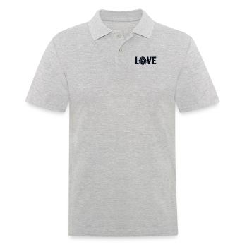 Donut Love Doughnut Maker Glazed Lover Donut - Men's Polo Shirt - heather grey - Front - Kai (181cm)