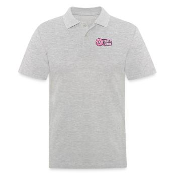 Donut Panic Doughnut Glazed Maker Lover Donut - Polo Homme - gris chiné - Devant - Kai (181cm)