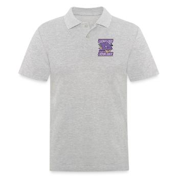 I Donut Care About Your Diet Donut, glasiert - Männer Poloshirt - Grau meliert - Vorne - Kai (181cm)