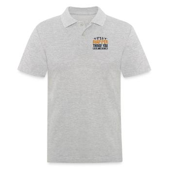 C’est un truc de cornemuse Great Highland Blowpipe - Polo Homme - gris chiné - Devant - Kai (181cm)