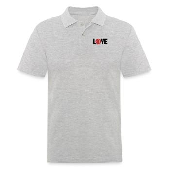 Elevator Love Technician Repair Inspector - Men's Polo Shirt - heather grey - Front - Kai (181cm)